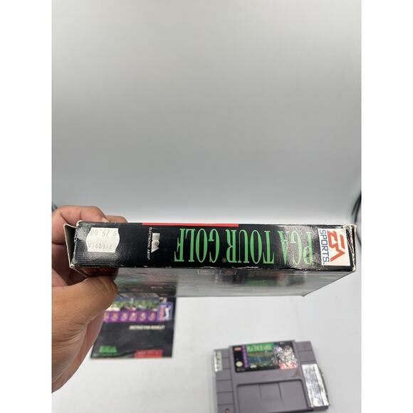 PGA Tour Golf Super Nintendo SNES Complete with Manual VTG Video Game - Picture 13 of 14